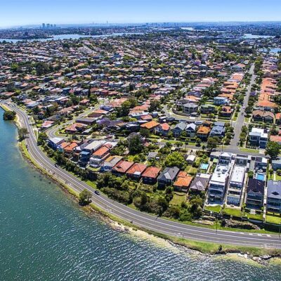 Aerial view of Inner West in Sydney
