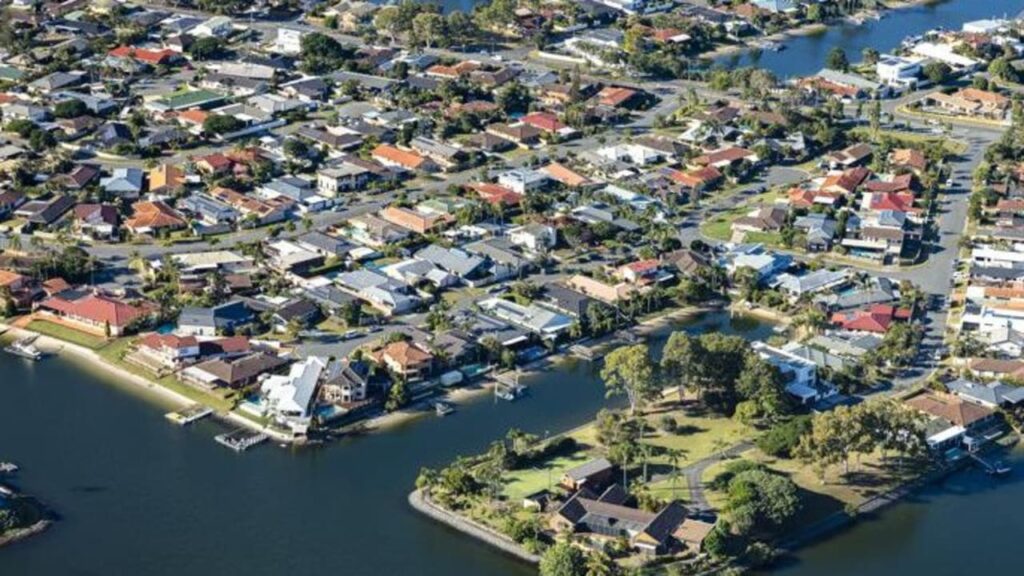 Mermaid Waters Aerial View